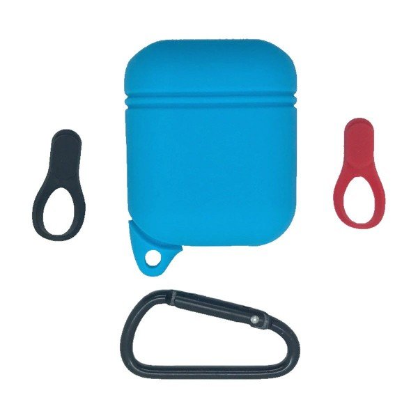 Capa case protetora Cico nova de silicone Para Airpods Azul