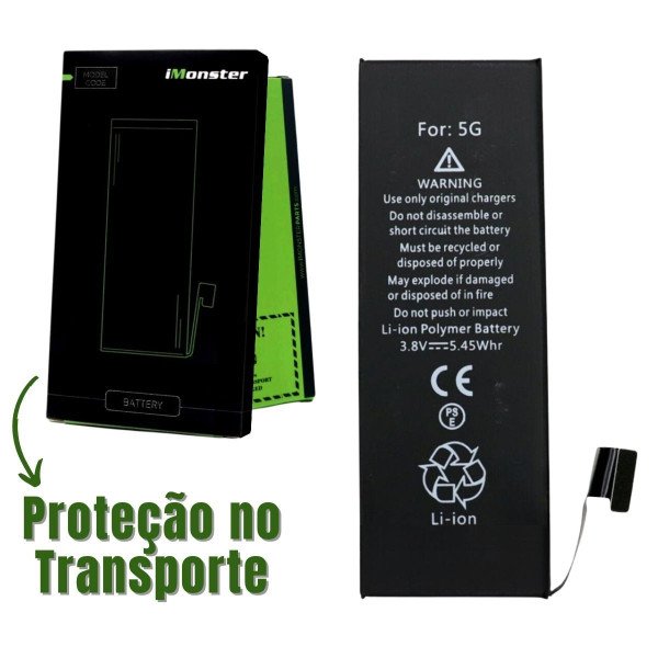 Bateria iMonster Original Compatível com iPhone 5 5G