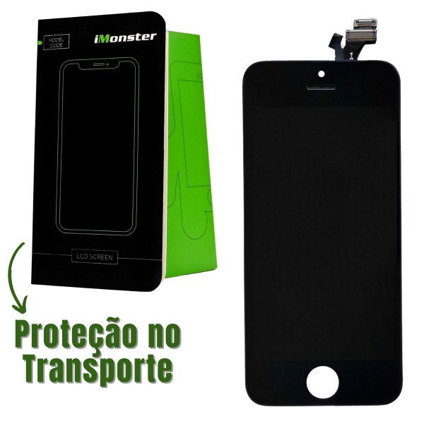 Serviço Troca de Tela screen display Lcd 4.0 iPhone 5 - Assistência Smart - iMonster Original em até 36h