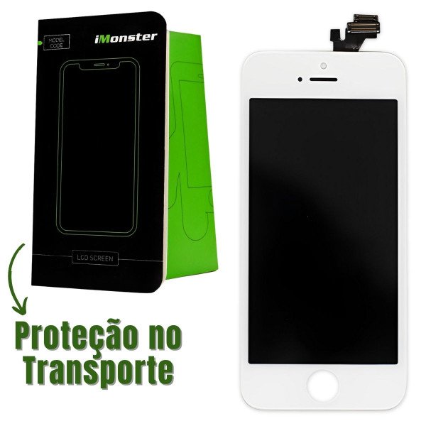 Serviço Troca de Tela screen display Lcd 4.0 iPhone 5 - Assistência Smart - iMonster Original em até 36h