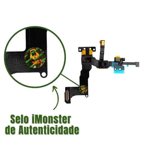 Serviço Troca de Câmera frontal sensor iPhone 5C - Assistência Smart - iMonster Original em até 36h