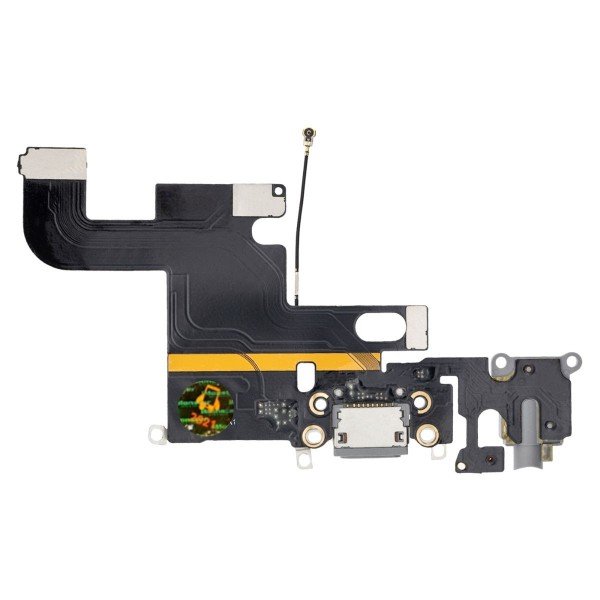 Flex Conector de carga compatível com iPhone 6 6G cinza