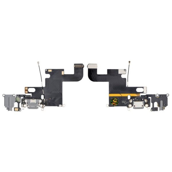 Flex Conector de carga compatível com iPhone 6 6G cinza