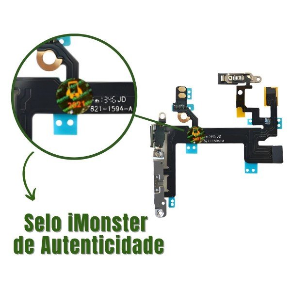 Flex Volume / Power compatível com iPhone 5S