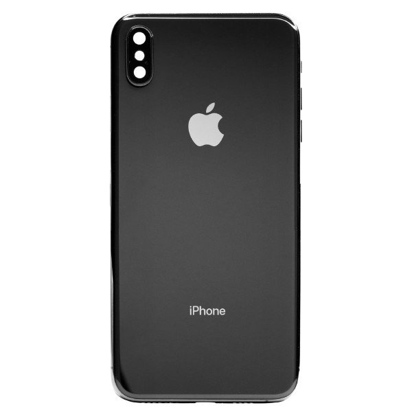 Carcaça com componentes compatível com iPhone XS Max cinza