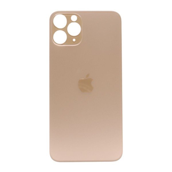 Tampa vidro Traseiro compatível com iPhone 11 Pro dourado
