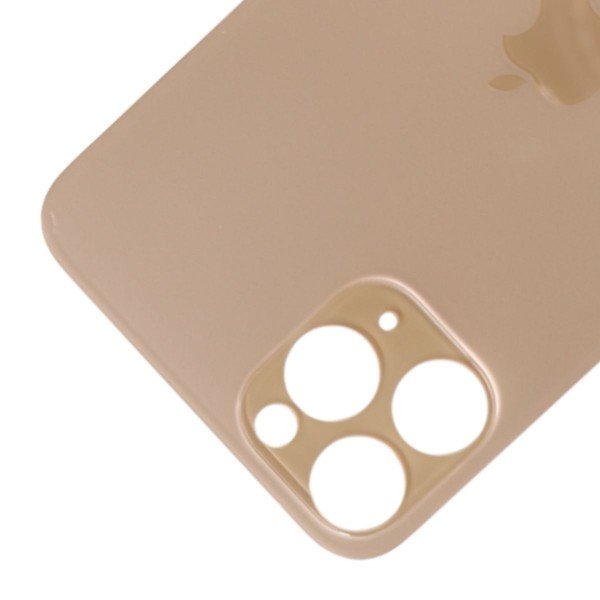 Tampa vidro Traseiro compatível com iPhone 11 Pro dourado