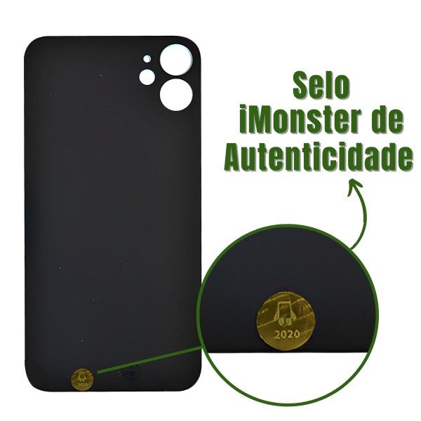 Tampa vidro Traseiro compatível com iPhone 11 Pro dourado