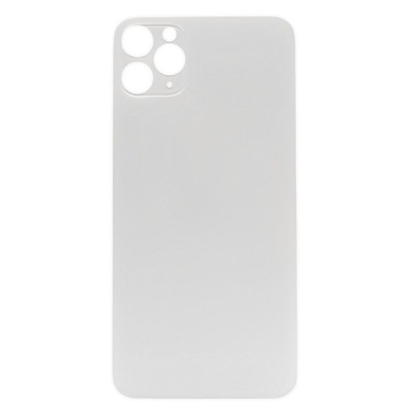 Tampa vidro traseiro compatível com iPhone 11 Pro Max prata