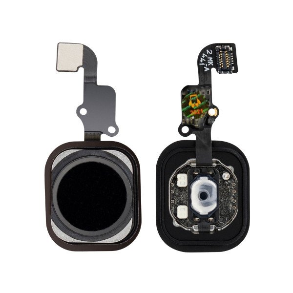 Botão home início compatível com iPhone 6 e 6 Plus preto