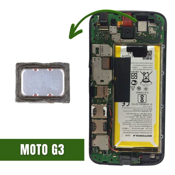 Auto falante auricular receiver compatível com Moto G4 Plus