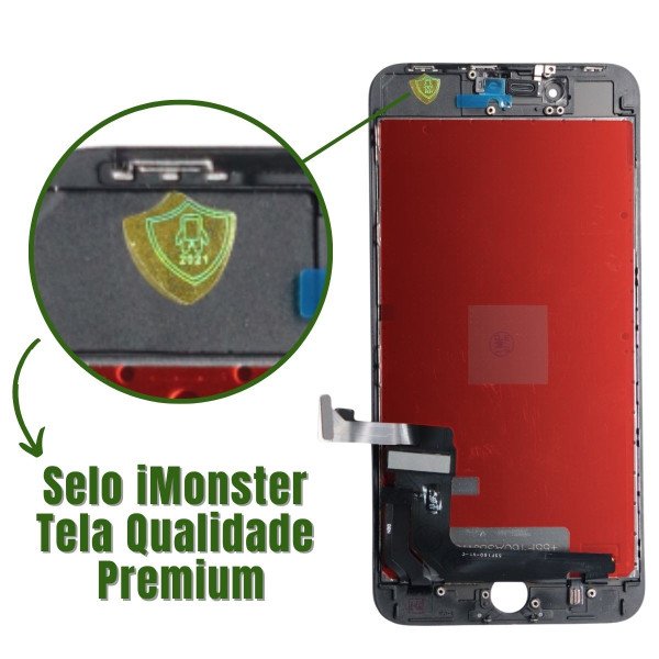 Serviço Troca de Tela display Lcd 5.5 iPhone 8 Plus - Assistência Smart - iMonster Original em até 36h