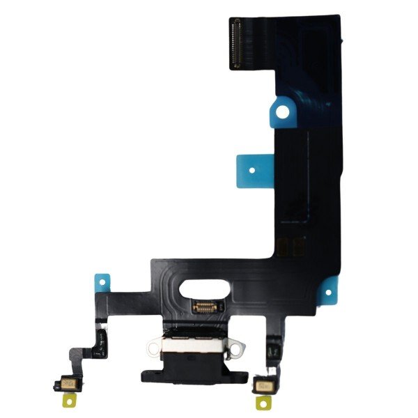 Flex Conector de carga compatível com iPhone XR preto