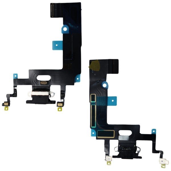 Flex Conector de carga compatível com iPhone XR preto