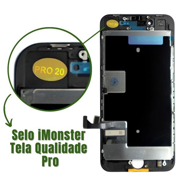 Serviço Troca de Tela display Pro 4.7 iPhone 8 8G SE 2020 - Assistência Smart - iMonster Original em até 36h