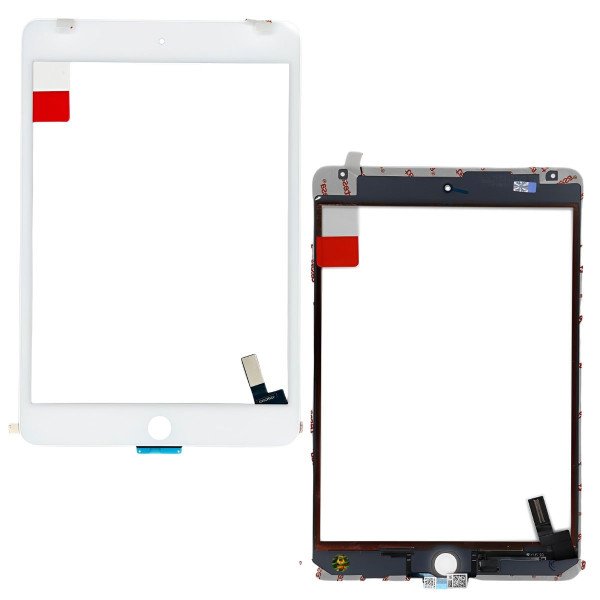Vidro com touch screen compatível com iPad Mini 4 branco