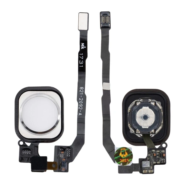 Botão home início compatível com iPhone 5S e SE branco